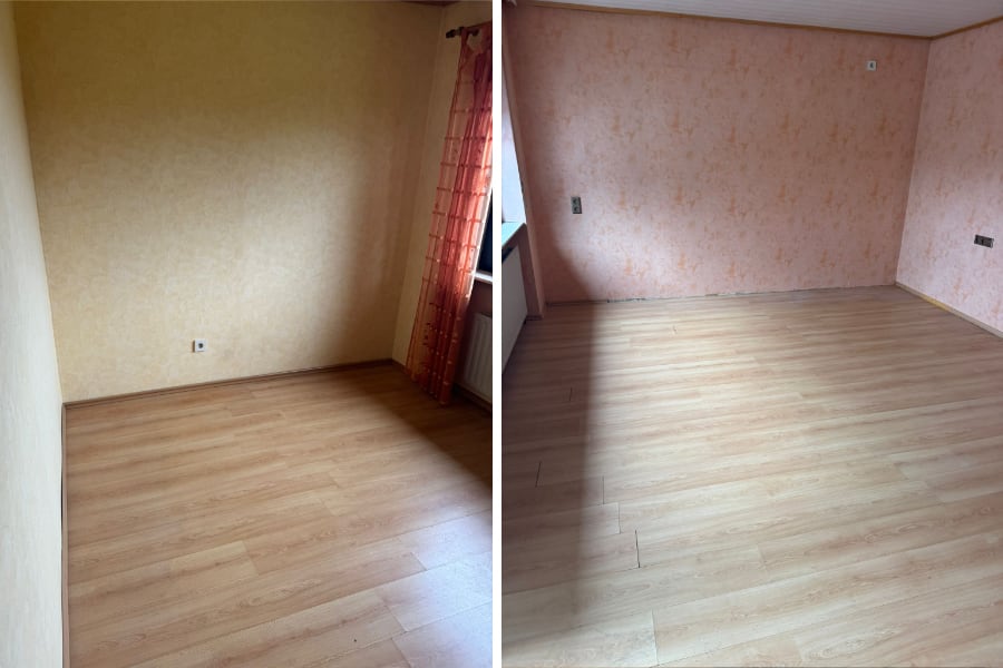 Wohnung nach der Entrümpelung
